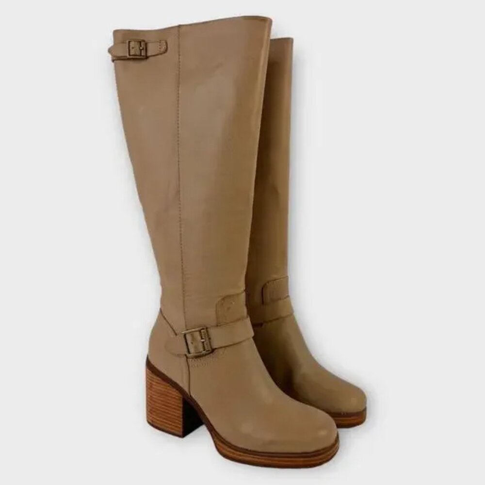 KORKS Women’s Karalyn Knee High Boot Cream Size 6.5M - Picture 2 of 6